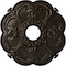 Ekena Millwork Rotherham Ceiling Medallion (Fits Canopies up to 3 1/2"), 18"OD x 3 1/2"ID x 1 1/2"P, Stone Hearth CM17ROSHF - alternate 1